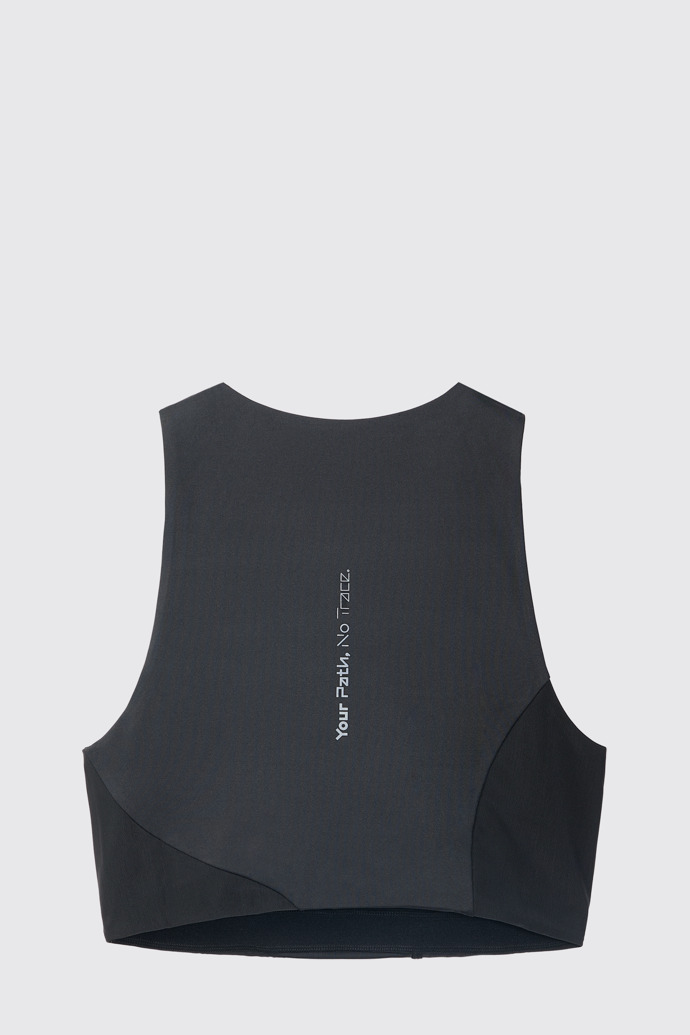 Trail Crop Top W Black Black running Cropped Top for women