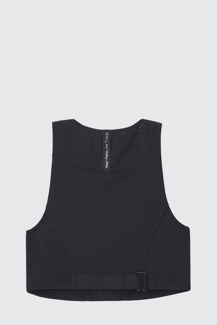 Trail Crop Top 02 W Black Black Women´s Trail Crop Top 02