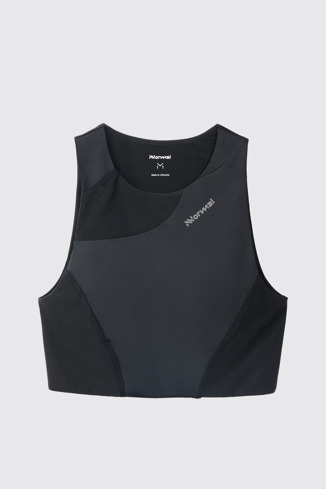Trail Crop Top W Black