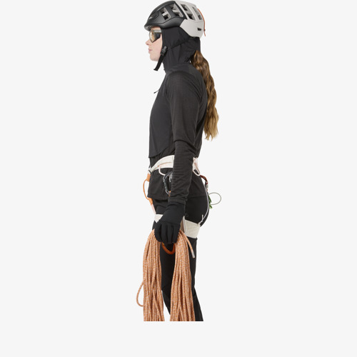 Tech Hoodie W Black