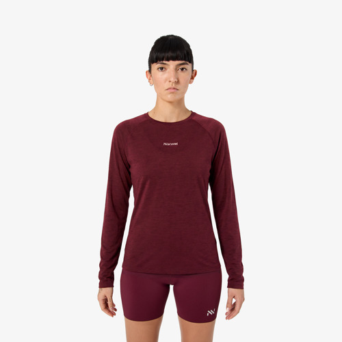 Merino Long Sleeve 02 W Burgundy