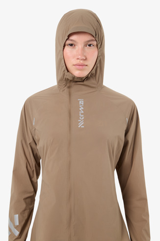 Trail Wind Jacket W Light Brown
