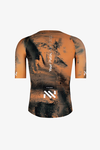 Men's Maillot Orange print