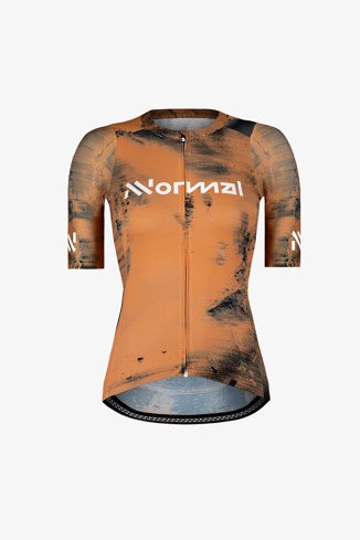 Women's Maillot Orange print