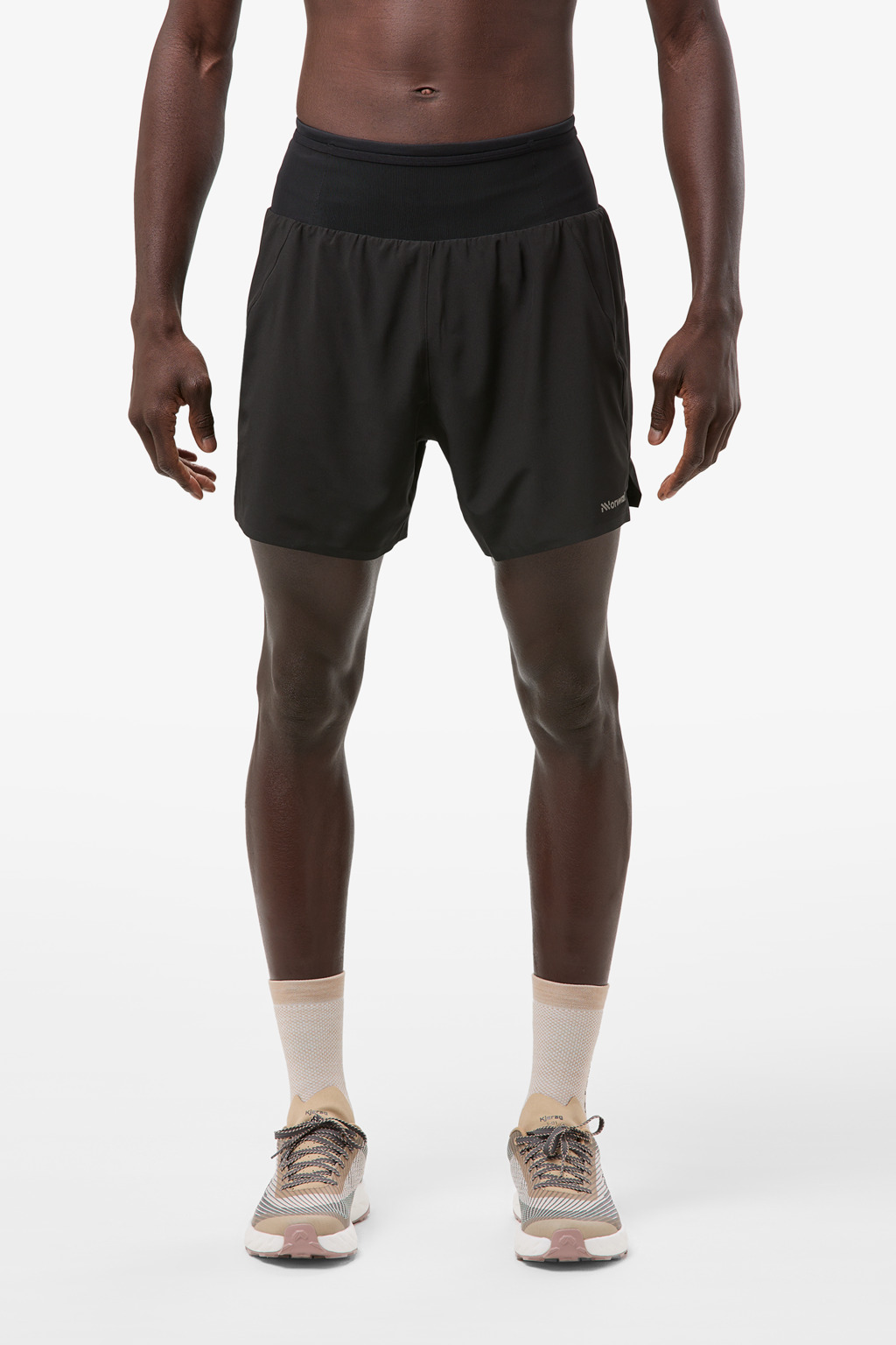 NNormal Men's race shorts black N1CMRS2-001 Shorts Men