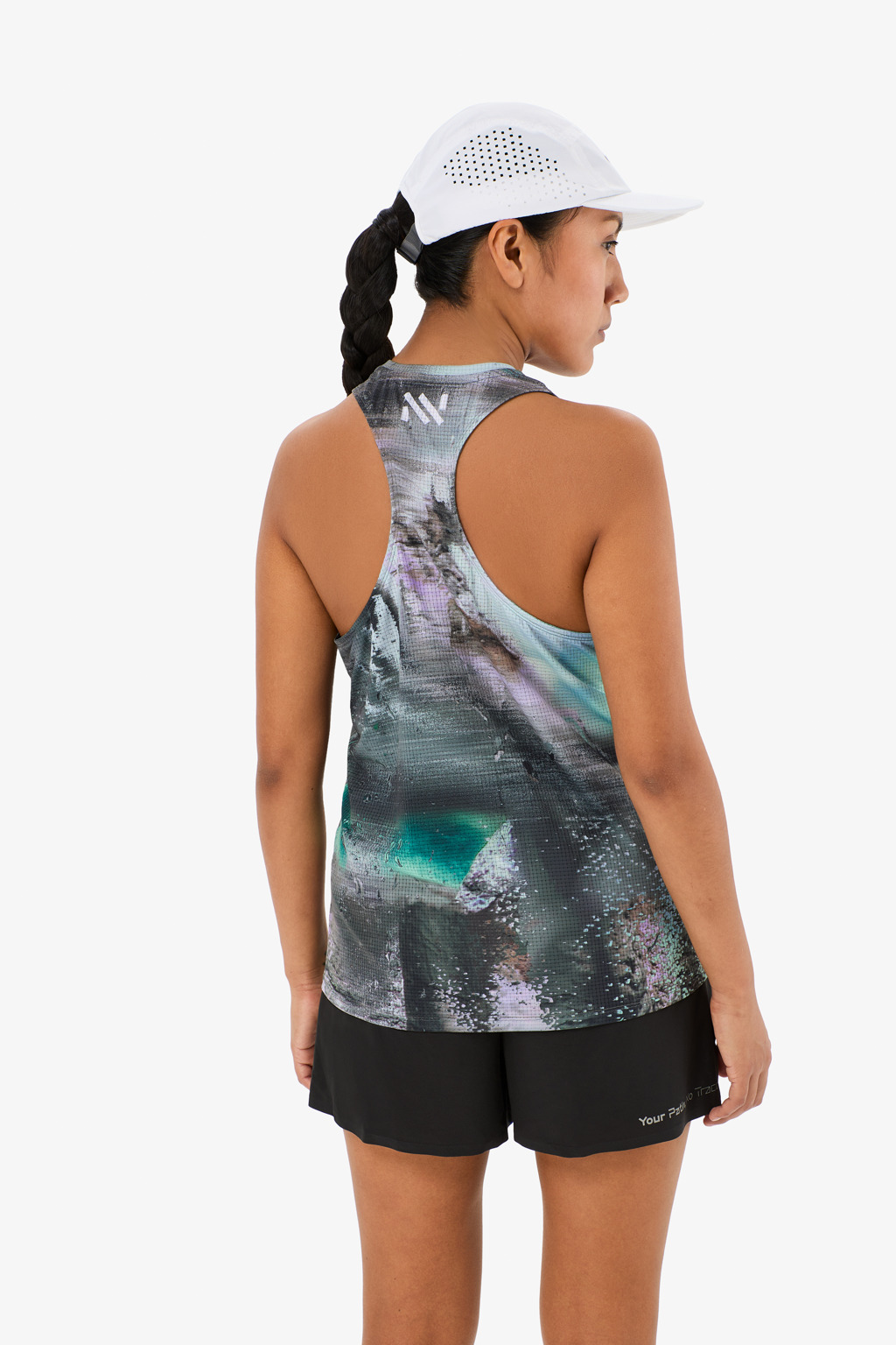 ウォーキング・ランニングウェア NNormal Race Tank Womens Print NNormal Race tank w print N1CWRT1-002 T-shirts Women