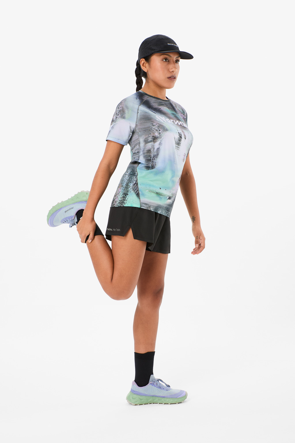 ウォーキング・ランニングウェア NNormal Race T-Shirt Nature AI Print NNormal Race t-shirt w nature ai print N1CWTS2-007 T-shirts Women