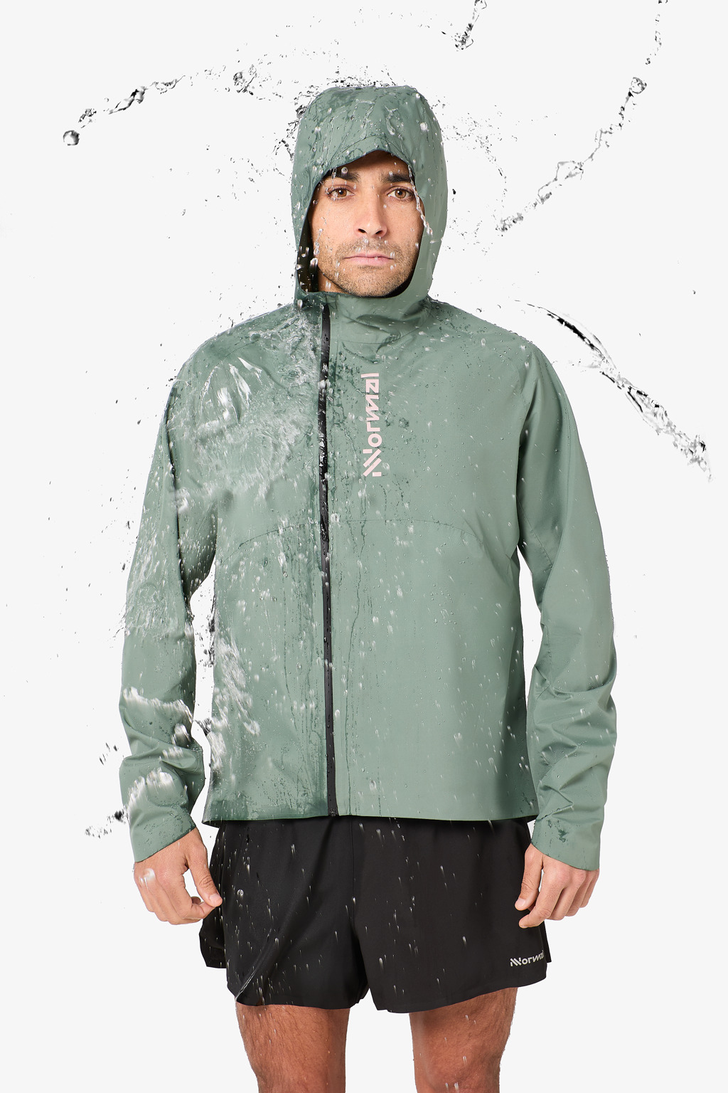 NNormal Trail Rain JKT／Mサイズ NNormal Trail rain jacket green N2CMRJ1-002 Jackets Men. Official