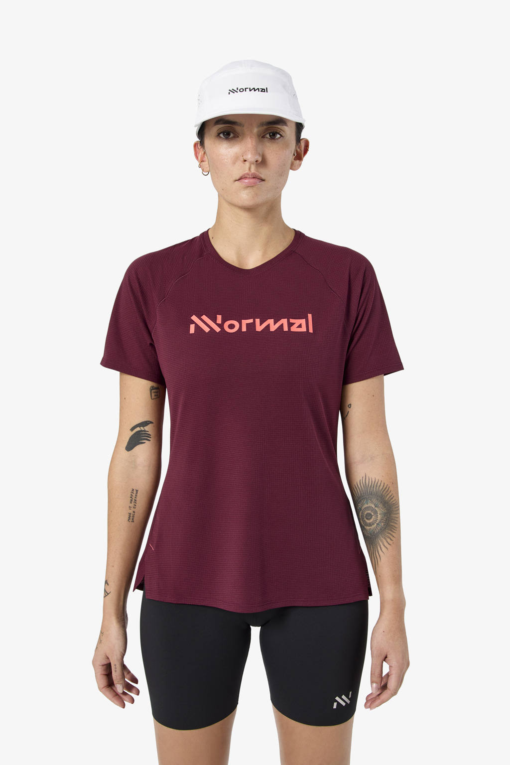 NNormal Race t-shirt 02 w burgundy NC2TS1W-003 T-shirts Women